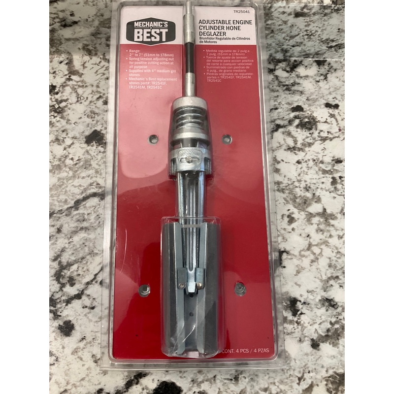 TR25041 Small Engine Cylinder Hone Honing Repair Tool 2'' To 7'' Bore Diameter