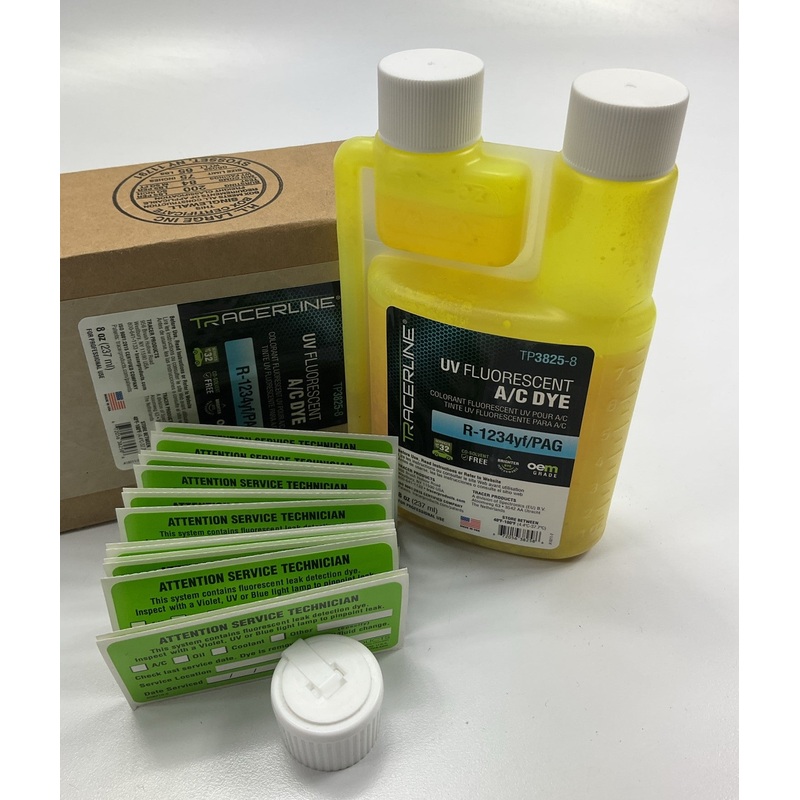 Tracer Products TP3825-8 Leak Detection Dye A/C Dye R-1234yf PAG, 8oz