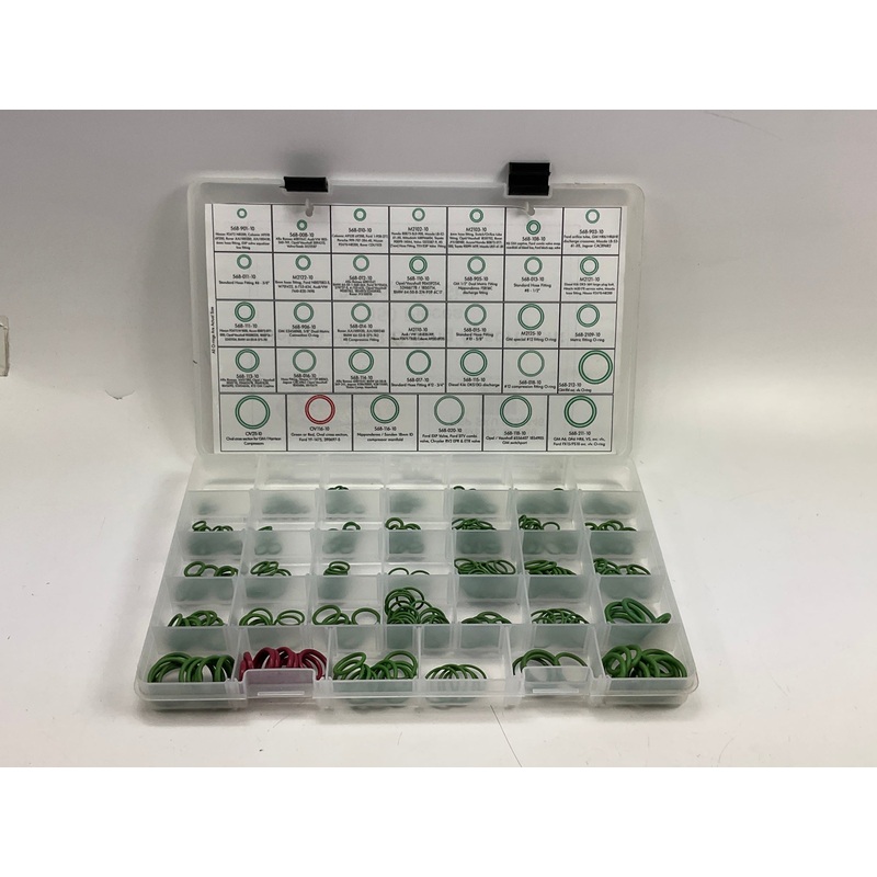 TSI Supercool OR350 Deluxe A/C HNBR O-Ring Assortment Kit - 350 Pieces, 34 Sizes