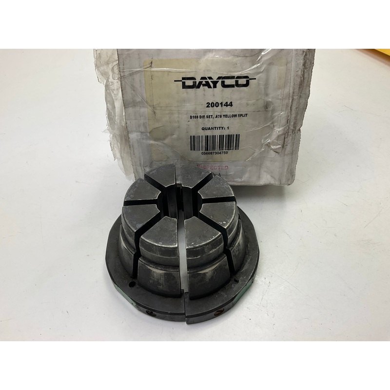 USED #1 - Dayco 200144 Yellow Die Set, 0.670 For D105 D165 Hydraulic Crimper