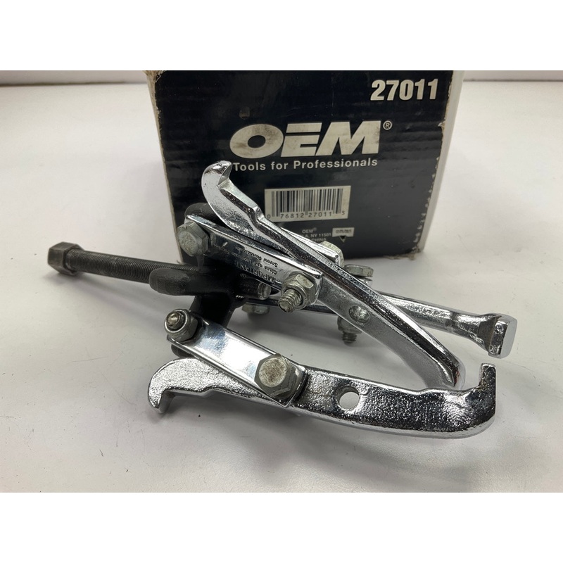 USED #1 - OEM Tools 27011 2-Ton Gear Pulley Puller, 2/3 Jaw, 3-1/4'' Spread