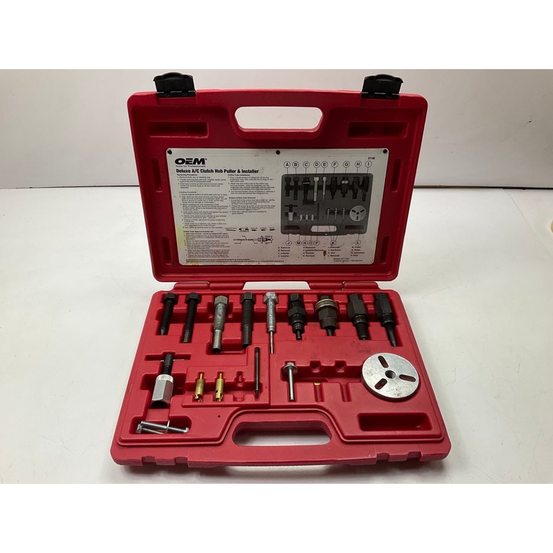 USED # 1 Oem Tools 27150 A/C Compressor Clutch Hub Removal Install Tool Set Kit