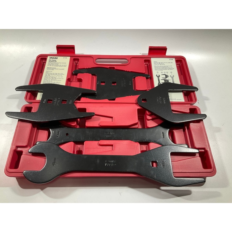USED #1 OEM Tools 27186 9 Size Fan Clutch Wrench Set Remove From Water Pump