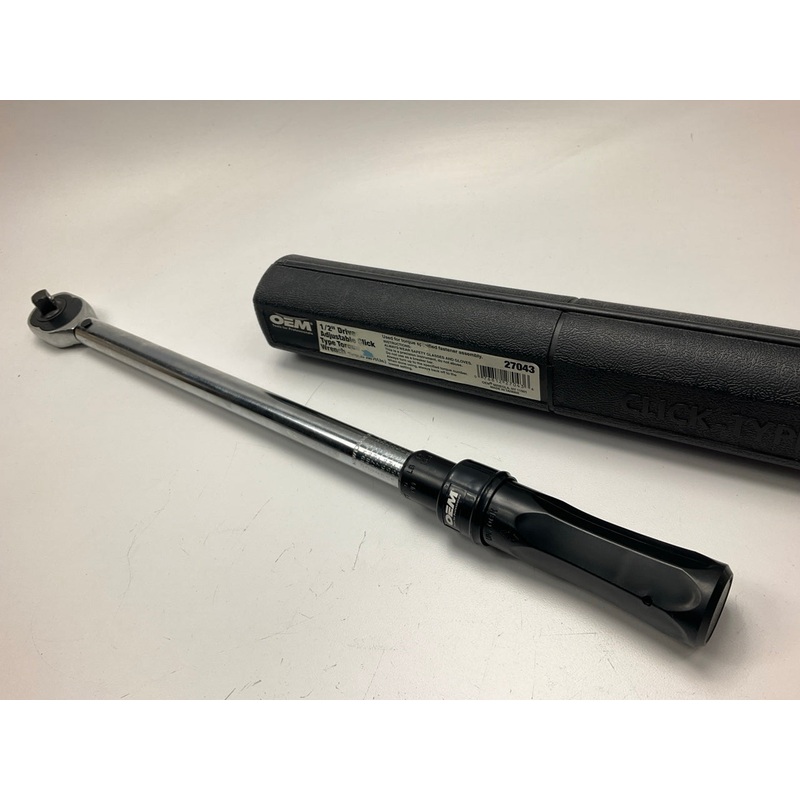 USED #10 - OEM Tools 1/2'' Drive Click Type Torque Wrench (30-250 Ft Lb)