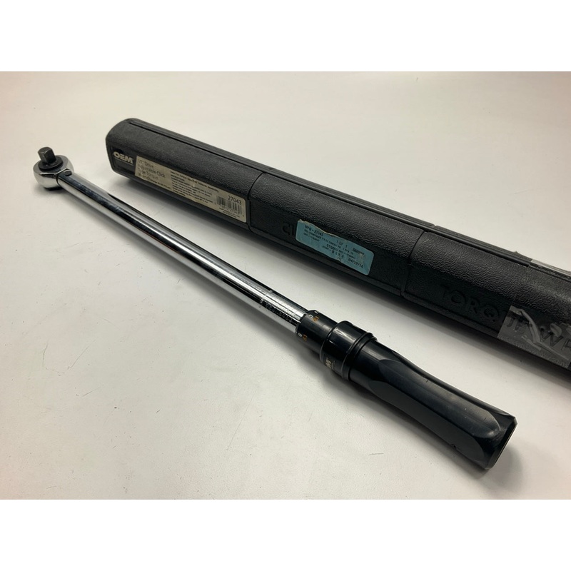 USED #12 - OEM Tools 1/2'' Drive Click Type Torque Wrench (30-250 Ft Lb)