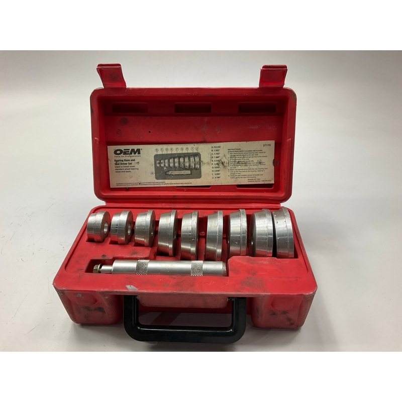 USED # 23 - OEM Tools 27119 Bearing And Race Installer Tool Set, Seal Driver Set