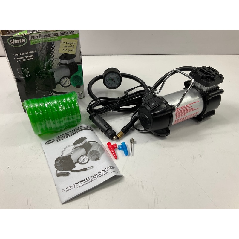 Slime 40030 Pro Power Compact Tire Inflator / Air Compressor -  12V, 100 PSI