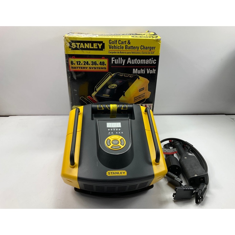 Stanley GBCPRO 2 Amp Golf Cart And Vehicle Battery Charger - 6V To 48V