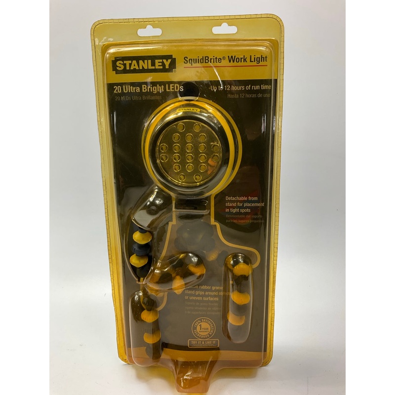 Stanley SB01AL SquidBrite Alkaline LED Work Light, Detachable Base