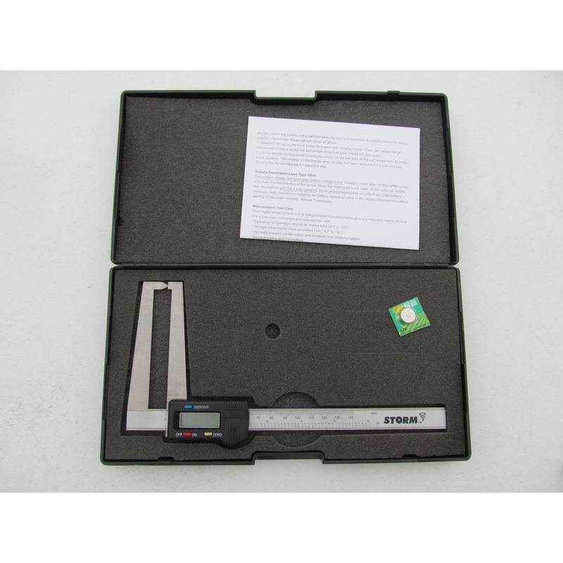 STORM 3M430 Electronic Digital Brake Rotor Gauge - Range: 0-5.5'' / 0-140mm