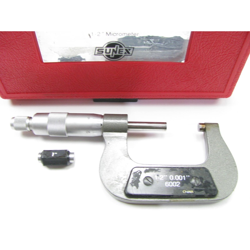 Sunex 6002 1-2'' X 0.001'' Screw Thread Micrometer