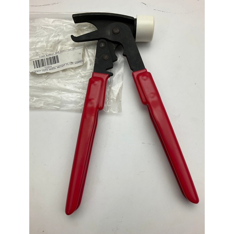 The Main Resource TI804 Heavy Duty Wheel Weight Plier Hammer Tool
