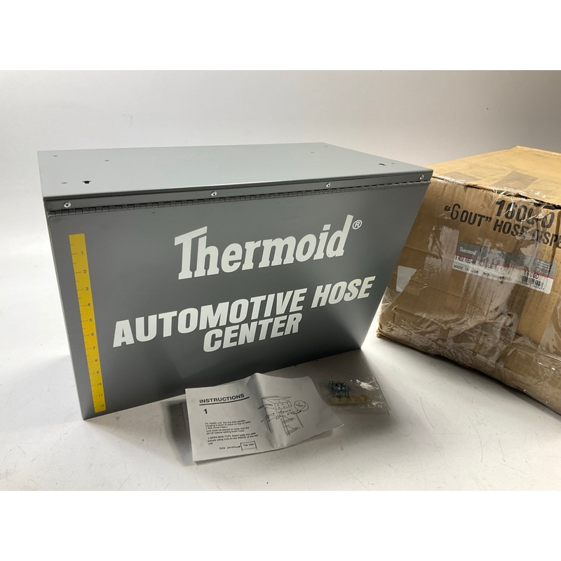 Thermoid 1600D GRAY Metal Automotive Hose Center Dispenser Cabinet 20''x12''x14''