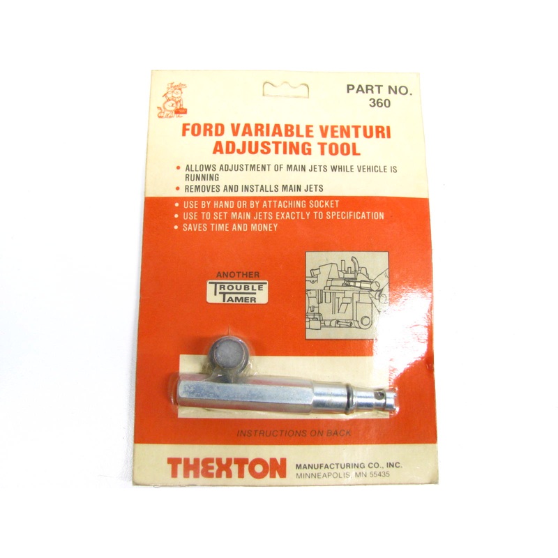 Thexton 360 Ford Variable Venturi Main Jet Adjusting / Removal Install Tool
