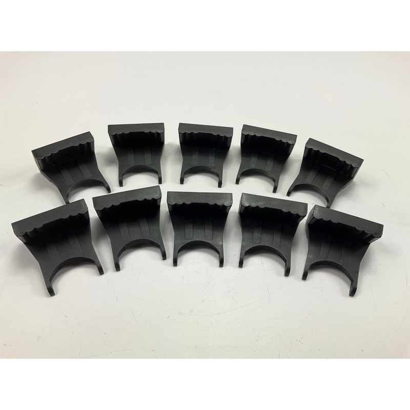 10 PACK - The Main Resource TC183604 Quilted Clamp Sock Rim Clamp Jaws For Coats