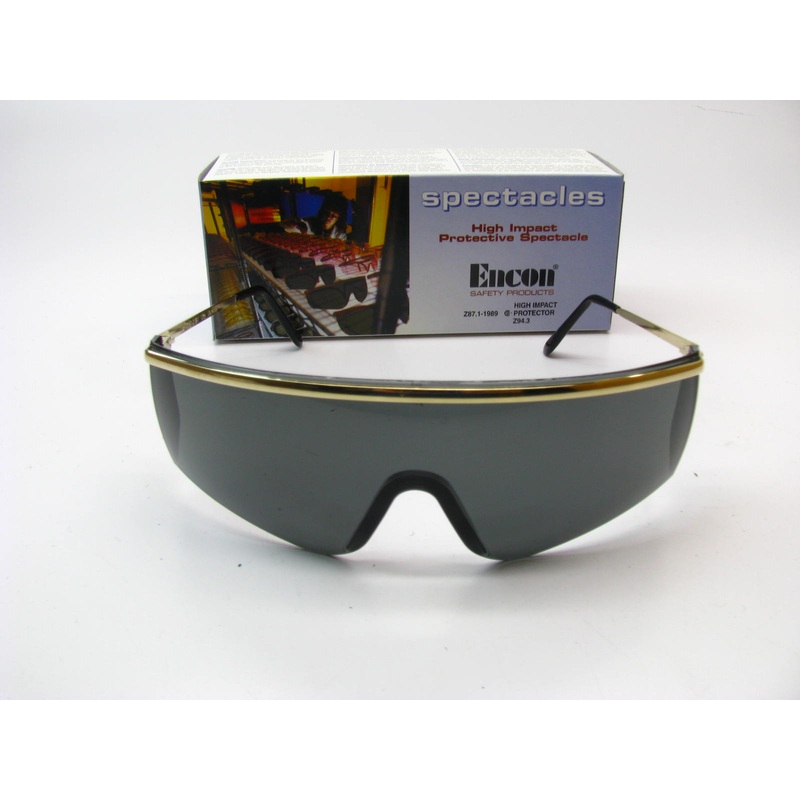 100 PACK - Encon Veratti Gold Eye Tinted Safety Glasses 05219204 (100 Pcs)