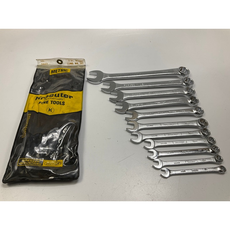 13MM GAMBLES BRAND, 15MM, 17MM, 19MM NO BRAND - 11 Piece Metric Wrench Set - USA