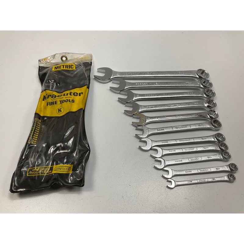 13MM S-K BRAND, 15MM, 17MM, 19MM NO BRAND - 11 Pieces Metric Wrench Set - USA