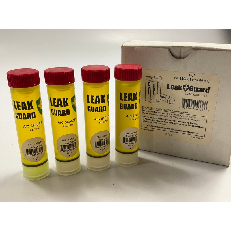 (4) Uview 480301 Leakguard Cartridges (1oz), For Spotgun Jr. Injection System