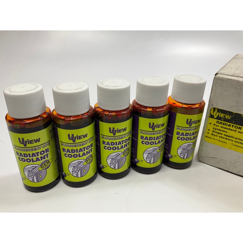 (5) 1oz Bottles - UView B483906 Radiator Coolant Leak Detection Dye