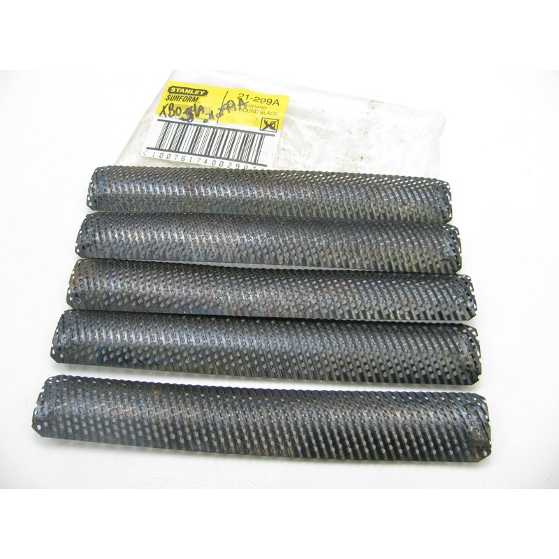 (5 Pack) Stanley 21-299A Half Round Regular Cut Replacement Blade 10'' Blade