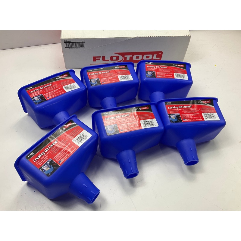 (6) Hopkins 10709 Spill Saver Oil Funnel