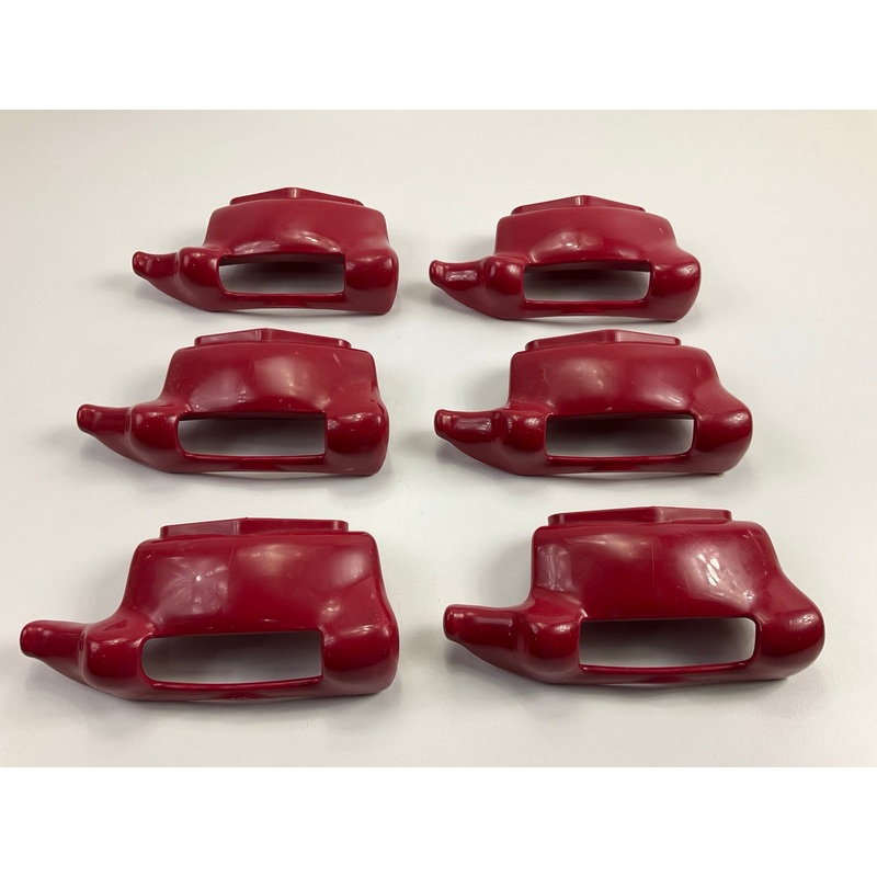 (6) TCR343 Red Plastic Mount / Demount Head For Hunter Tire Changers