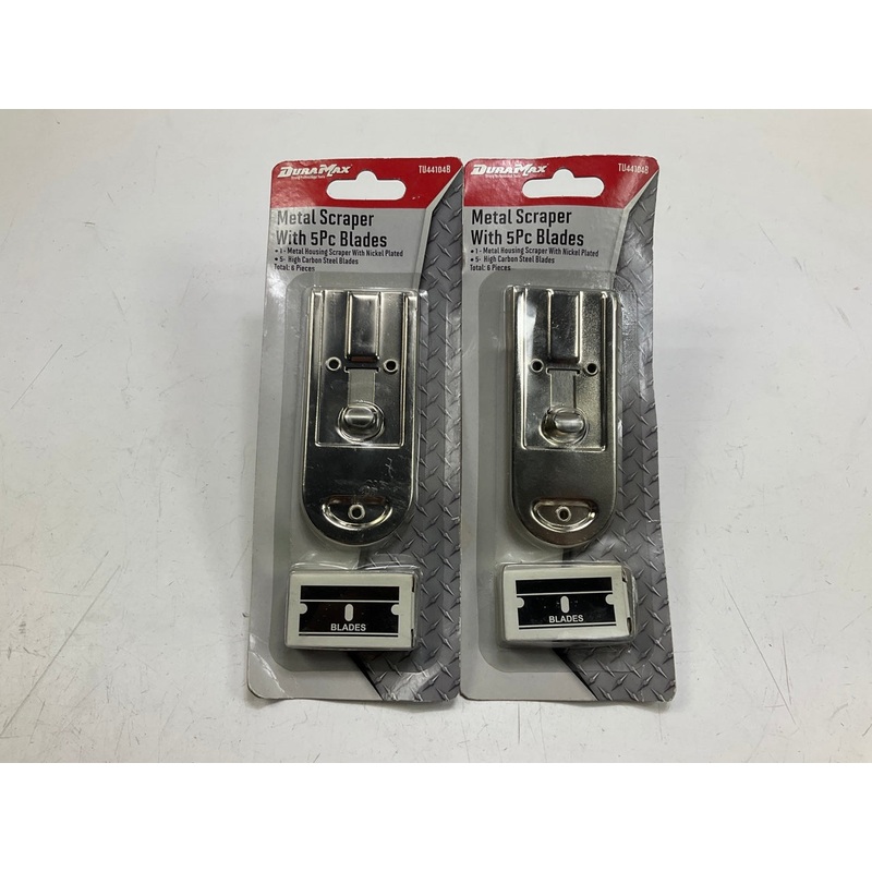 (2) Dura Max TU44104B Metal Scraper W/ 5 Blades