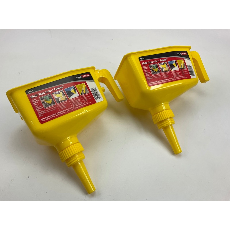 (2) Hopkins 10710 Multi-Task 5 In 1 Funnel - Three Different Spouts