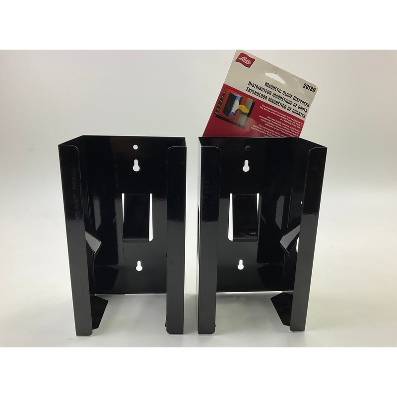 (2) Lisle 20130 Magnetic Glove Dispenser For Shop Mechanics / Repair Technician