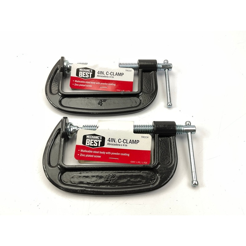 (2) Mechanics Best TRCC4  4'' C-Clamps