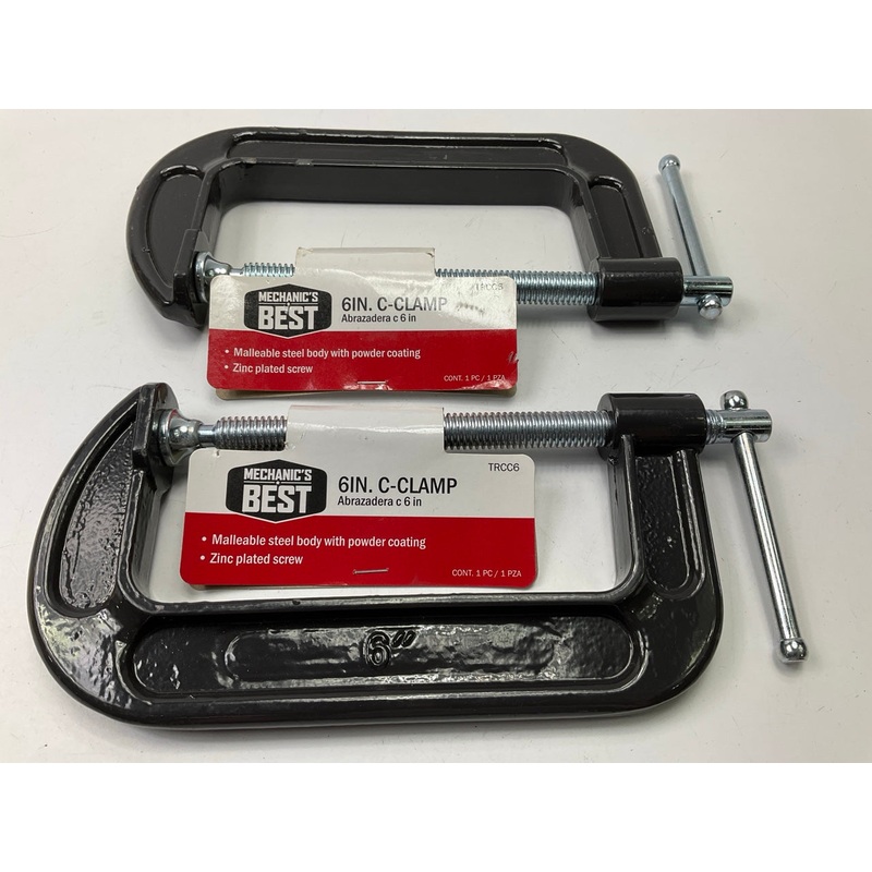 (2) Mechanics Best TRCC6 6'' C-Clamp