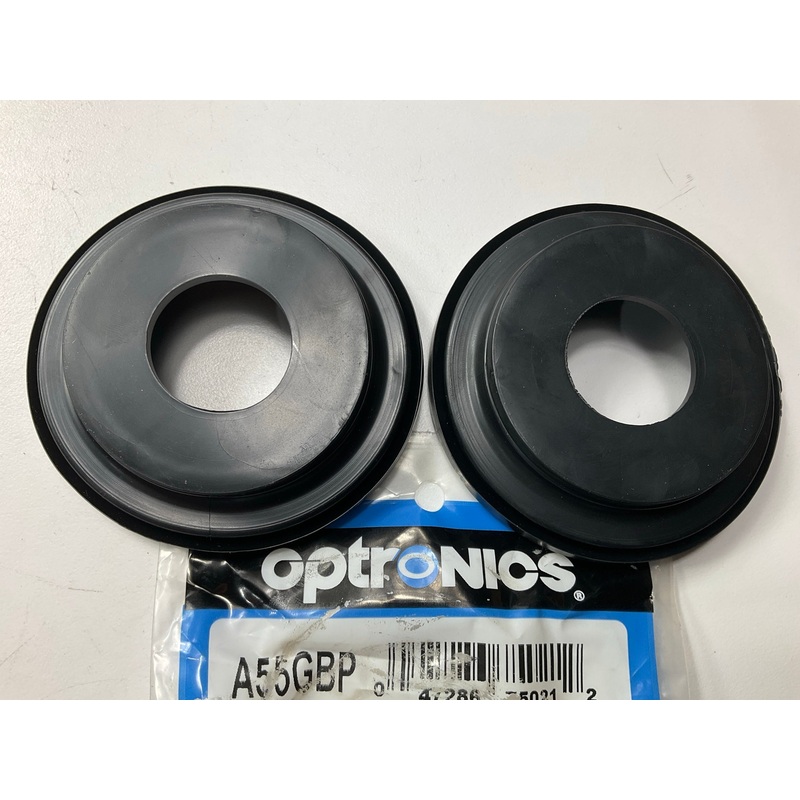 (2) Optronics A55GBP Open Back, Flush Mount Grommet For 2.5'' Lights, Black