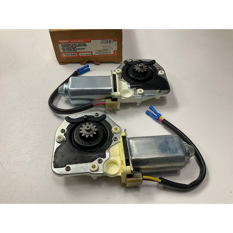 Dorman 742-244 & 742-245 Front Power Window Motors, Front Left + Right Sides