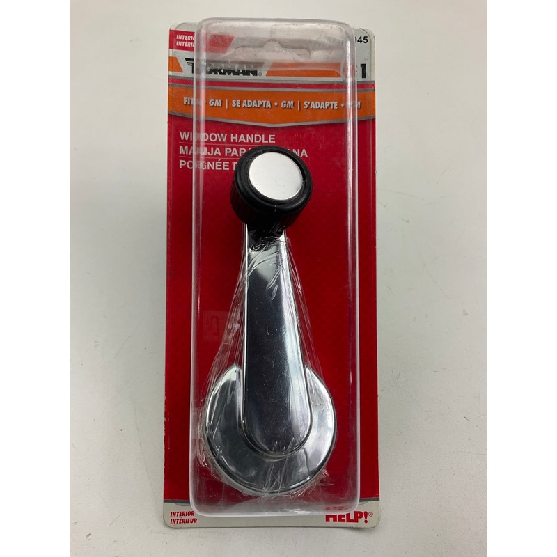 Dorman 76945 Window Chrome Crank Handle W/ Black Knob For Chevrolet / GMC Trucks