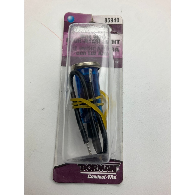 Dorman 85940 BLUE Toggle Switch Multi Purpose Warning Pilot Light 1/2'' Dia.