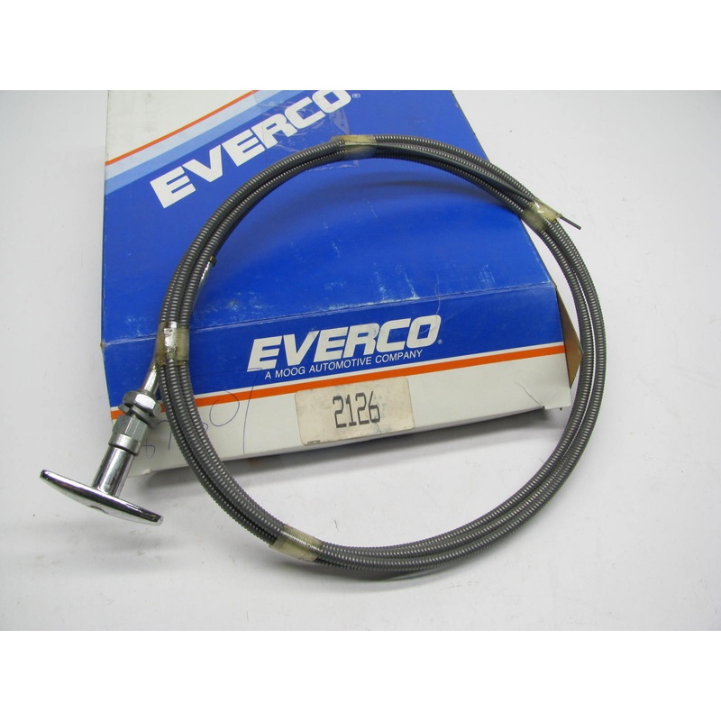 Everco 2126 Universal 8' Turn-To-Lock Push Pull Control Cable Choke