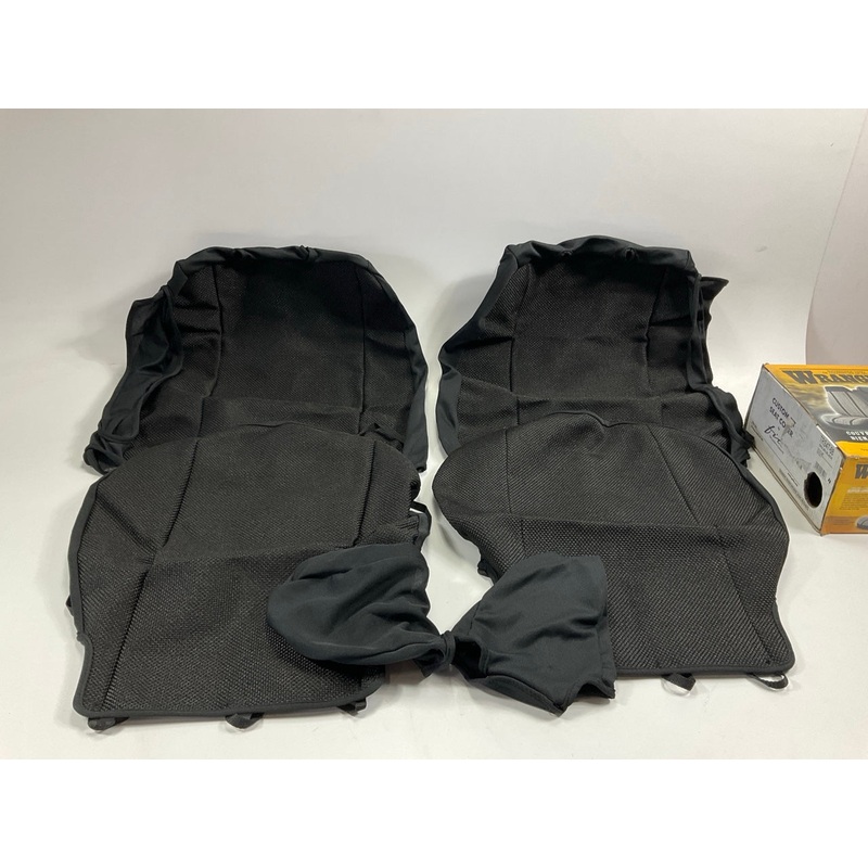 Fia Inc TRS47-68 Custom Fit Front Seat Covers Set, Black 2020-2023 Ford Explorer