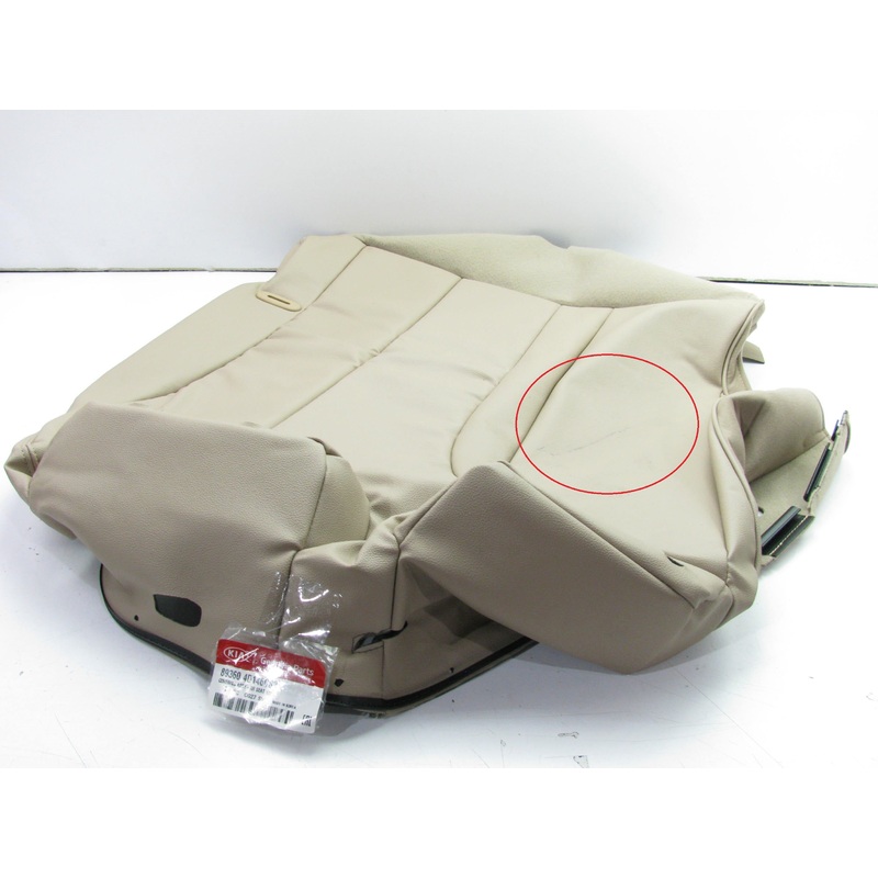 Cosmetic Damage NEW REAR LEFT Back Seat Cover LEATHER BEIGE OEM For 11-14 Sedona