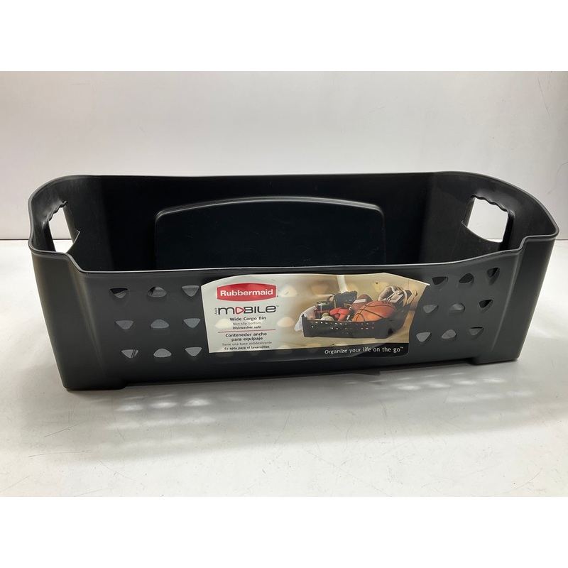 COSMETIC DAMAGE - Rubbermaid 3304-40 Cargo Storage Organizer Bin 14''X22''X7.5''