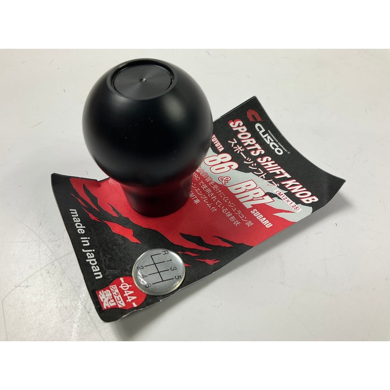 Cusco 965760BA Black 6-speed Shift Knob 44mm For Subaru BRZ Scion FR-S Toyota 86
