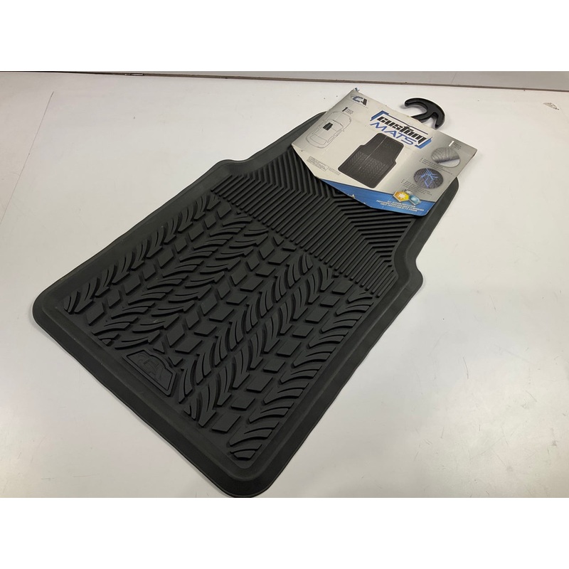 Custom Accessories 1-Piece Rubber Interior Rubber Floor Mat SINGLE, 28-3/4''X18''