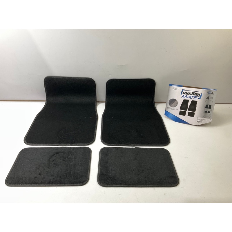 Custom Accessories 78920 Black Carpet Floor Mats, 4-Piece Universal Set 26''x17''
