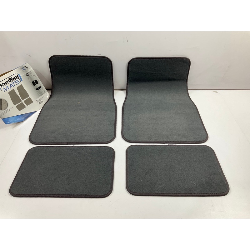 Custom Accessories 78921 Gray UNIVERSAL 4-PIECE Carpet Floor Mats Set