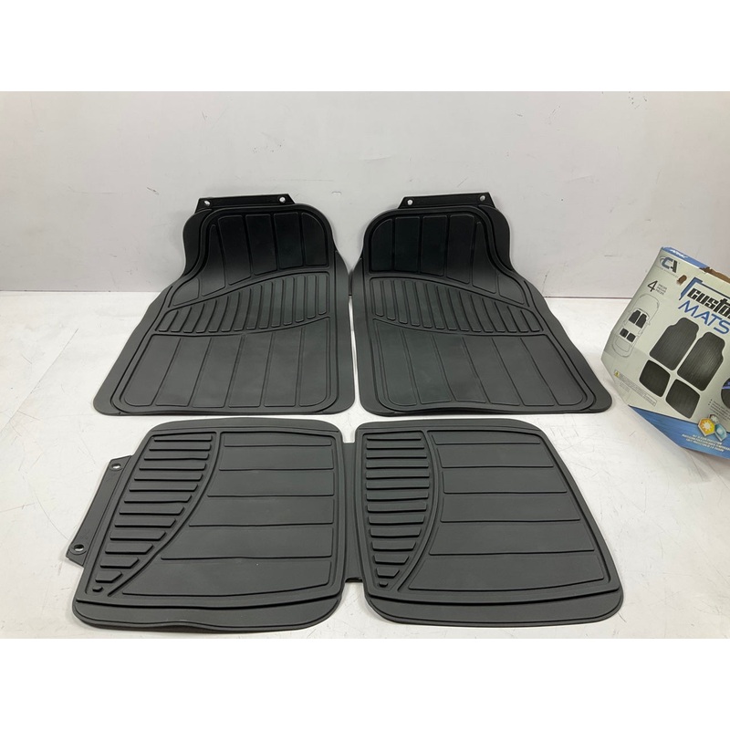 Custom Accessories 79920 Universal Cut To Fit Rubber Floor Liner Mats