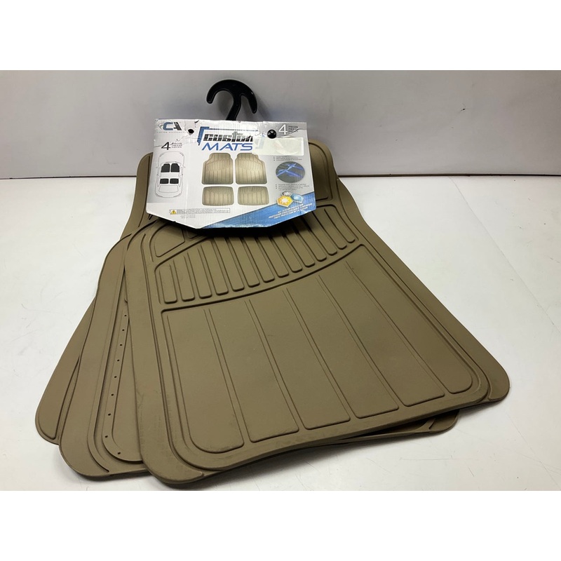 Custom Accessories 79922 Universal 4-Piece All-Season Floor Mats Front & Rear