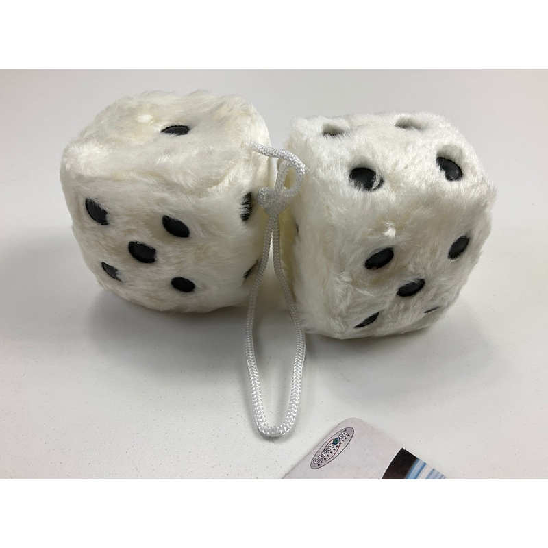 Custom Accessories 95550 2-1/2'' Fuzzy Dice - 2 Pack