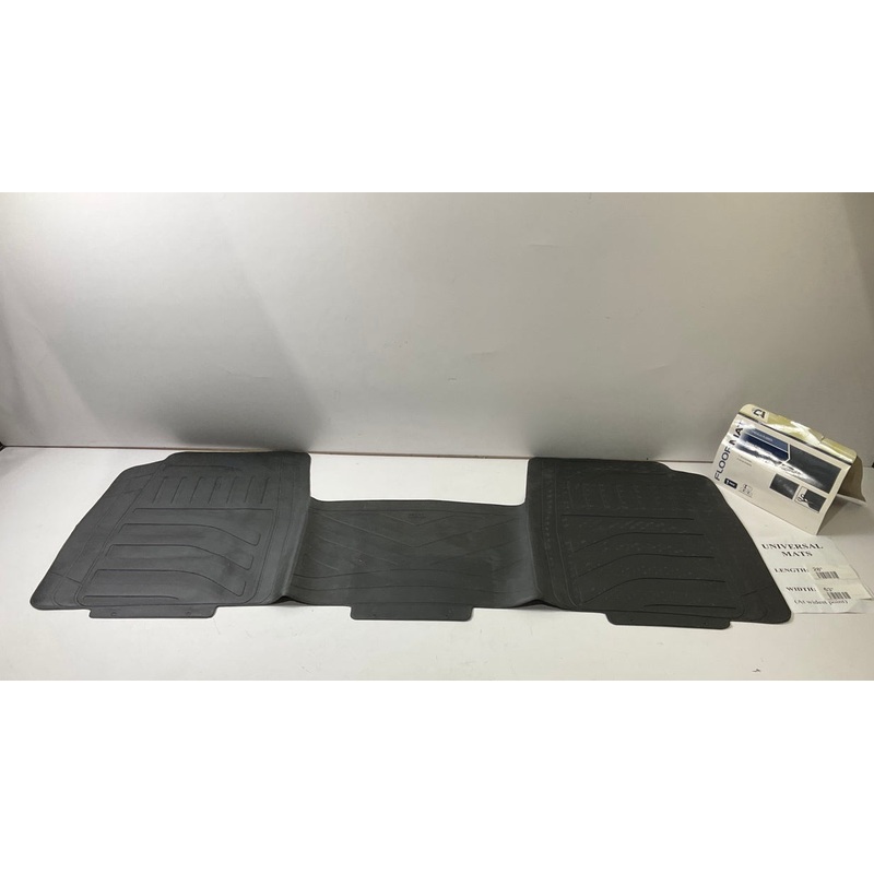 Custom PB61072 - Universal Rear Rubber Floor Mat, Anti-slip, Black, 28''x63''