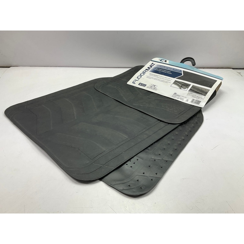 Custom PR504B Rubber Floor Mats, 4-Piece Set, 26''x17.5'' Front, 16''x12'' Rear