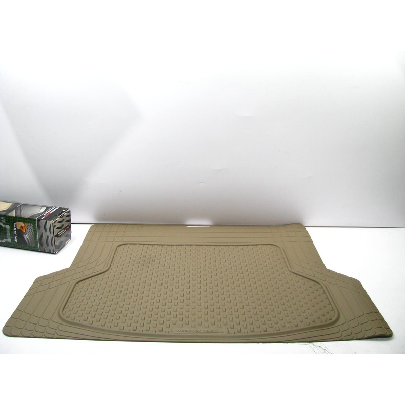 CUT TO FIT - Universal 11AVMCT TAN  Rear Cargo RUBBER Liner Mat 53'' W X 36'' L